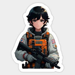 Tactical Girl Sticker